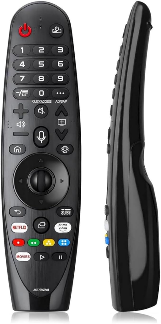 Voice Magic Remote Replacement Control, Compatible with LG Smart TVs, AN-MR20GA MR19BA MR21 MR22 MR23 Series, Google Assistant, Alexa Integration (AKB7585501 Voice)
