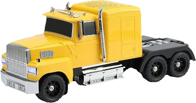 WSTER American Truck Bluetooth Speaker, Retro Car Model，Portable Wireless with HD Stereo Sound, TWS Pairing, USB/TF/AUX Playback, Unique Truck Model Speaker for Home & Outdoor(Yellow)