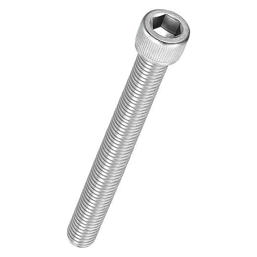 Kozelo 2pcs Socket Head Cap Screws - [M12-1.75 x 150mm] 304 Stainless Steel Allen Socket Drive for Electrical Motor 3D Printing Fan Engine Replacement Use, Silver
