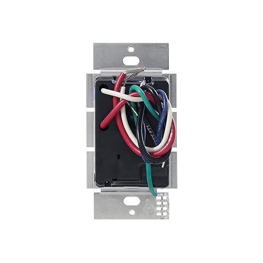 Lutron Caseta Original Smart Light Switch (Lutron Smart Hub Required), for Home, LED Lights, and Fans, 6 Amp, Single-Pole/3-Way, Neutral Required, PD-6ANS-LA, Almond, 3 Pack