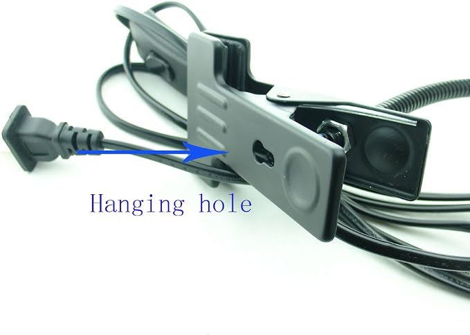 QUANS 5W 3 Colors LED Clip on Tube Flexible Work Desk Table Bed Light Black | - Image 5