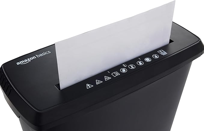 Amazon Basics Paper Shredder Sharpening and Lubricant Sheets - Pack of 24
