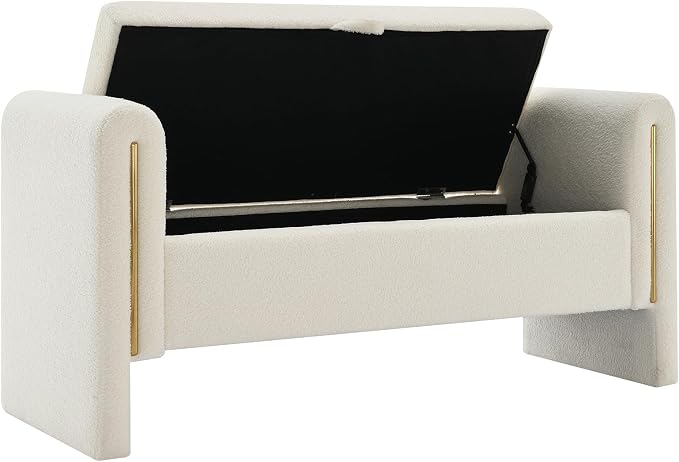 Modern Teddy Fabric Bed End Bench - Image 6