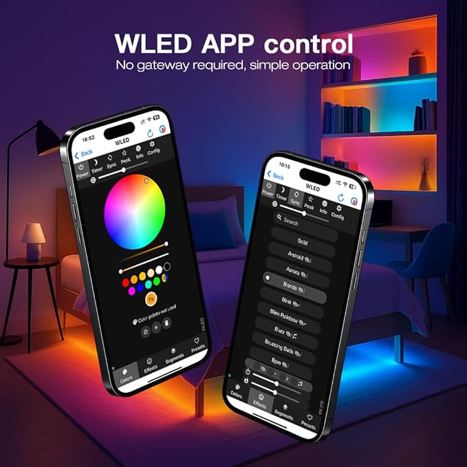 Sogledwow Elite Series ESP32 WLED LED Strip Controller Dynamic Mic Sound Reactive 20A Fuse Level Shifter UART Energy Save Relay for WS2811 WS2812 SK6812 WS2813 WS2815 Addressable RGB IC Strip