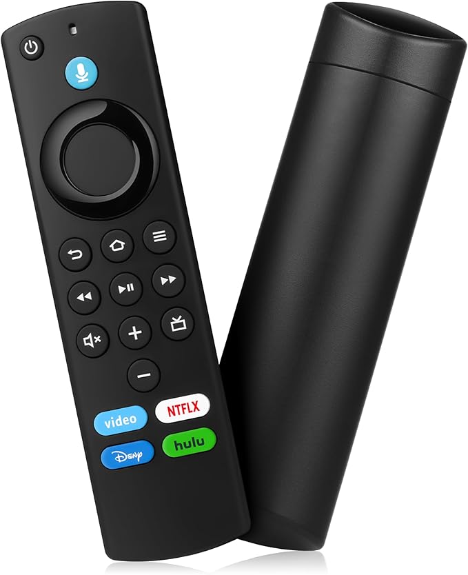 Replacement Voice Remote Compatible with All Fires Series Smart TV Cube(1st/2nd/3rd Gen),TV Stick(4K/4K Max/Lite),Smart TVs (3rd Gen),for Hisense/TCL Smart TVs