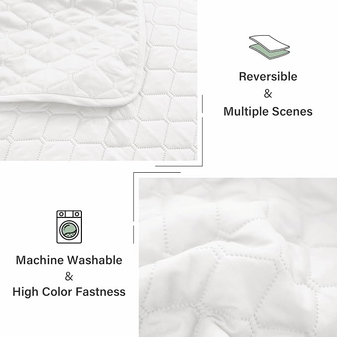 Exclusivo Mezcla Reversible Full Queen Quilt Bedding Set, Soft Microfiber - Image 5