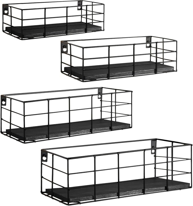 Fixwal Wire Frame Floating Shelves by Fixwal