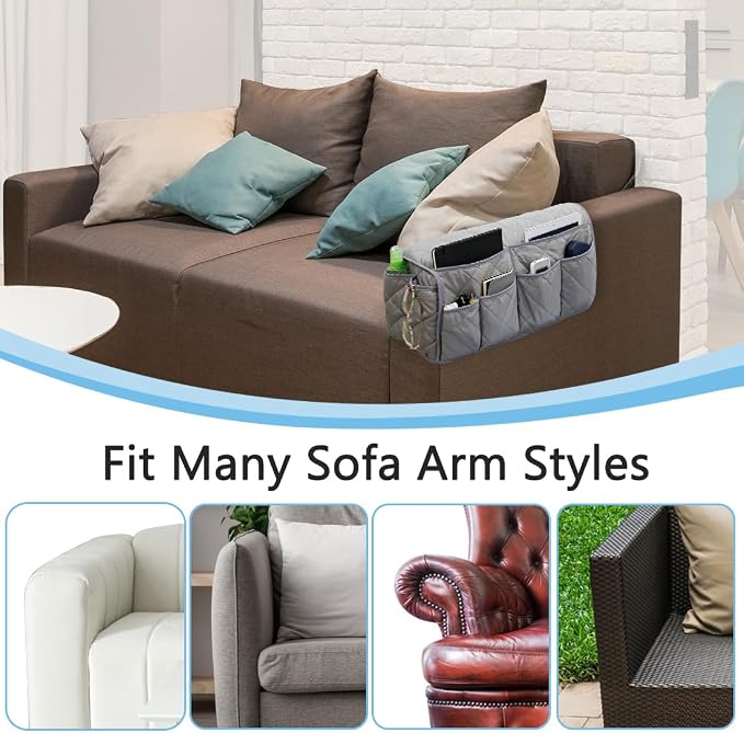 Remote Control Holder for Armchair, Armchair Caddy TV Remote Holder for Recline - Image 7