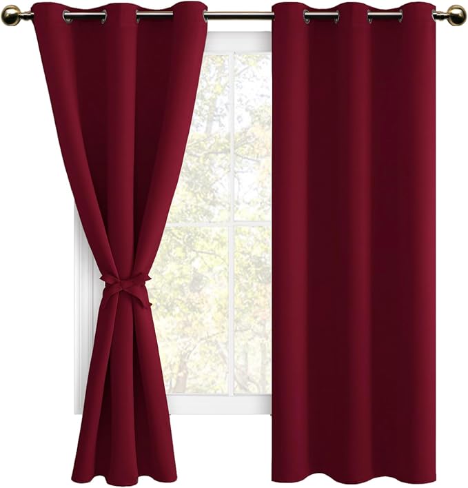 DWCN Blackout Curtains with Tiebacks - Image 7