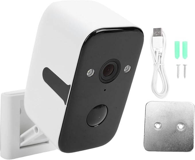 LICAEVEY Pan Tilt Security Camera, 2K HD with Magnetic Mount, Wireless WiFi and No Monthly Fee, 5200mAh Battery for Easy Indoor Outdoor Installation