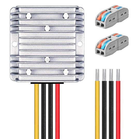 Gebildet DC/DC Converter 12V Step Up to 19V 5A 95W Voltage Regulator, Power Adapter Voltage Booster, Power Supply Module Boost Transformer