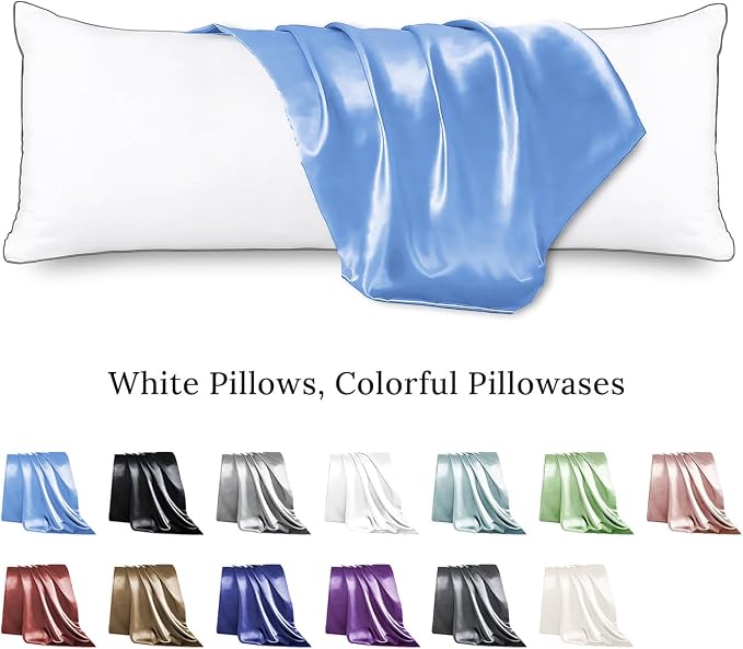 Body Pillow with Satin Pillowcase, Body Pillow - Image 2