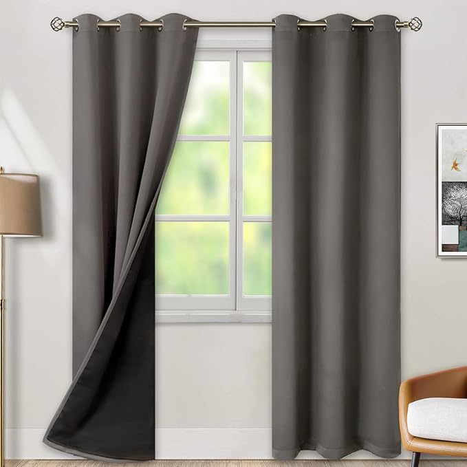 BGment Thermal Insulated 100% Blackout Curtains by BGment
