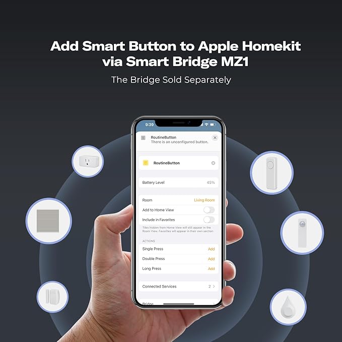 THIRDREALITY ZigBee Smart Button 4 Pack, 3-Way Remote Control, Require Zigbee hub, Work with SmartThings, Aeotec, Hubitat, Home Assistant, Third Reality Hub, Battery Included.