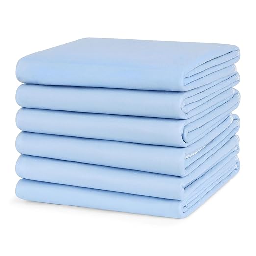 Simpli-Magic Washable Underpads, 30"x34" (Pack of 4) - Heavy Absorbency Reusable Bedwetting Incontinence Pads for Kids,Adults,Elderly,andPets - Waterproof Protective Pad for Bed,Couch,Sofa,Floor