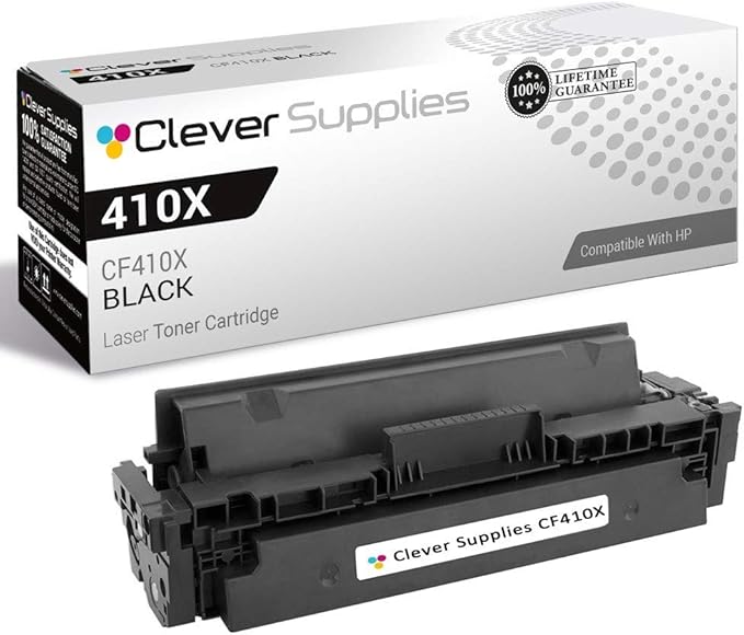 CS Replacement Toner Cartridge Compatible with HP CF410X Black Pro M452dn M452dw M452nw M477fdw M477fnw