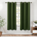 KOUFALL Olive Green Curtains 72 Inch Long by KOUFALL