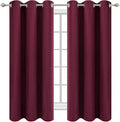 Diraysid Burgundy Red Grommet Blackout Curtains by Diraysid%2C+refresh+your+life