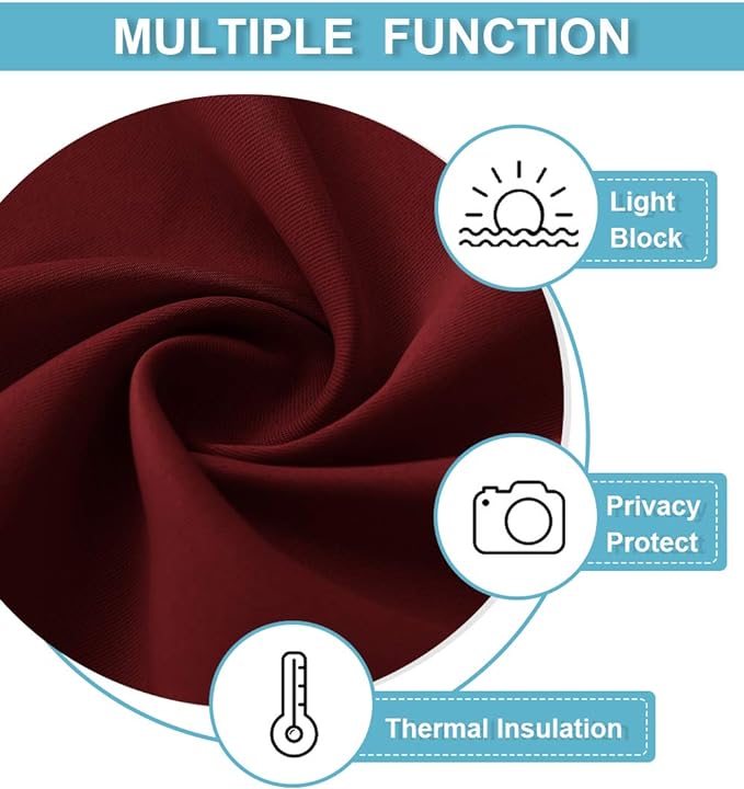RYB HOME Short Blackout Curtains - Image 6