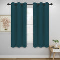 Easy-Going Thermal Grommet Blackout Curtains, 2 Panels 42x63 in | Peacock Blue by Easy-Going
