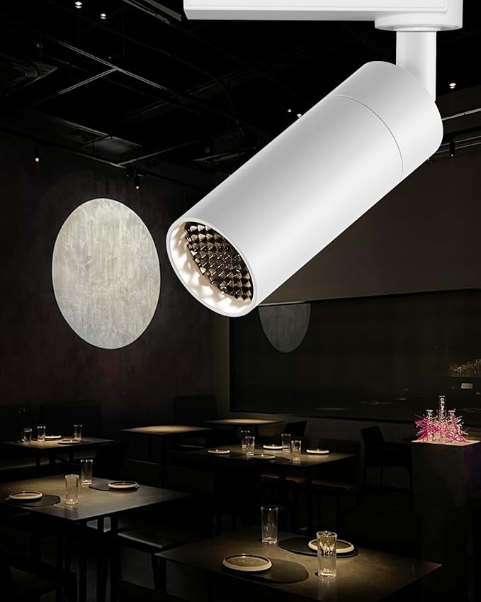 Gpaillumic LED Track Lighting Heads Compatible with H Type 2-Wire Rail Ceiling Spotlight for Indoor Cafe Bar Dining Room Restaurant Lighting