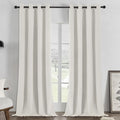 Joydeco 100% Blackout Curtains Velvet Black Out Curtain 108 Inch Drapes | by JOYDECO