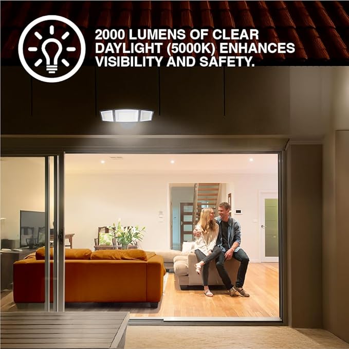 Sylvania 13W Dusk to Dawn Security LED Light, Hardwired, 2000 LMS, Wet Rated, 5000K, Daylight - 1 Pack (66478)