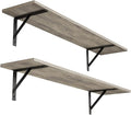 Long Wall Shelves, 31.5" Wall Mounted Shelves by DINZILVJ