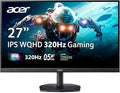 Acer Nitro 27” Gaming Monitor | WQHD 2560 x 1440 | IPS | ZeroFrame | AMD FreeSync Premium | 320Hz Refresh Rate | Up to 0.5ms | DCI-P3 90% | 1 x Display Port 1.4 & 2 x HDMI 2.1 | KG271U F3bmiipx