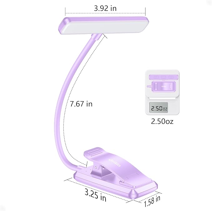 Gritin 19 LED Rechargeable Book Light - Image 8