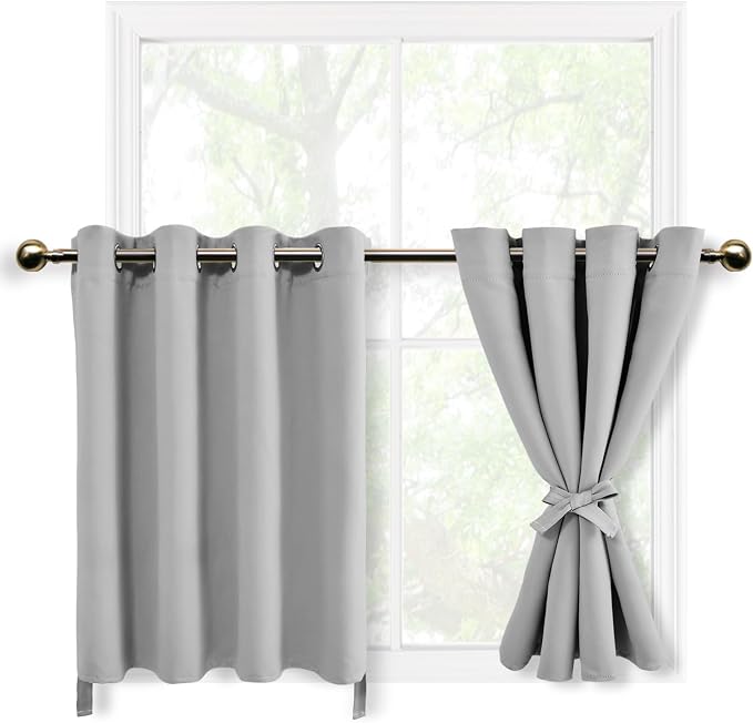 DWCN Room Darkening Curtains for Bedroom, 52 x 30 Inches Long - Image 7