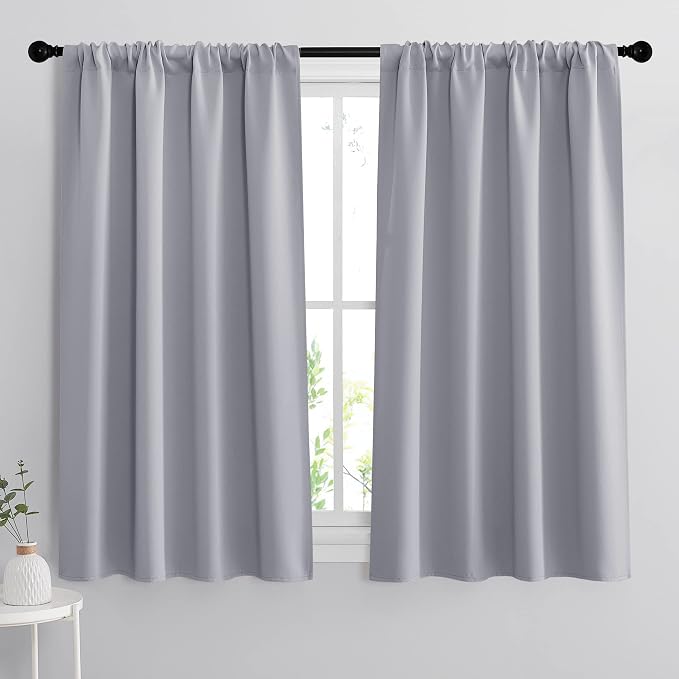 RYB HOME Small Window Curtains 45 inches Length by RYBHOME