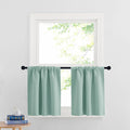 RYB HOME Cafe Blackout Curtains 24 inch Length, RV Camper Window Curtains | by RYBHOME