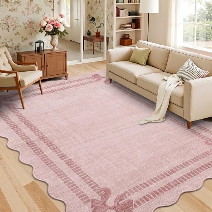 Latte&Fog Washable 6x9 Area Rugs by LatteFog