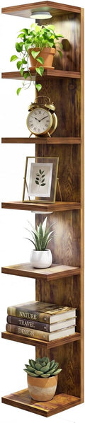Fixwal 7 Tier Wall Shelf with LED Lights by Fixwal