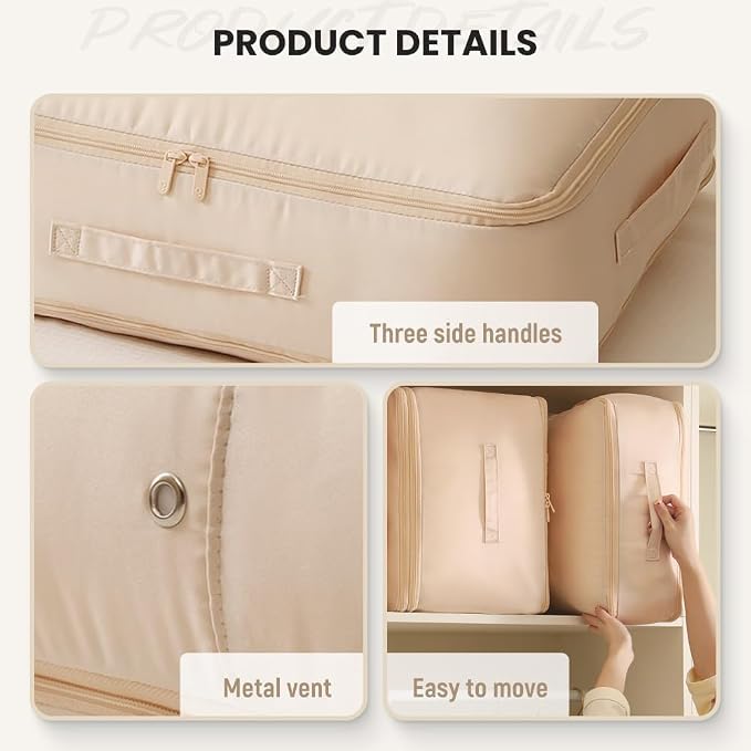 Ultra Space Saving Self Compression Organizer, Large Capacity Storage Bag - Image 3