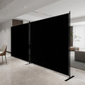 T&Jero 2-Panel Folding Room Divider, 6ft Tall Portable Privacy Screen Wall by TJero