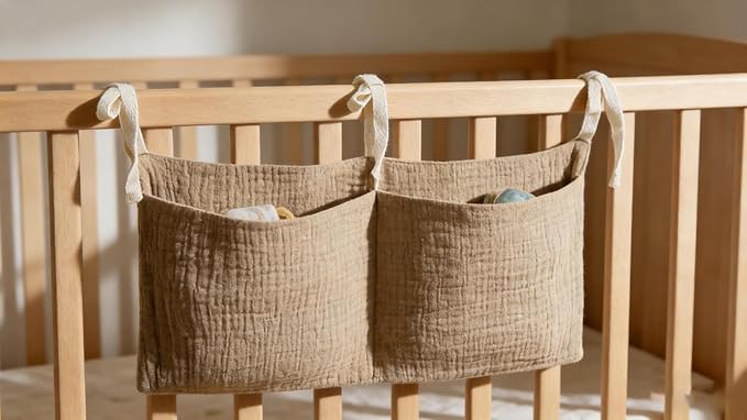 Bedside hanging bag for storing baby milk bottles and blankets - Image 8