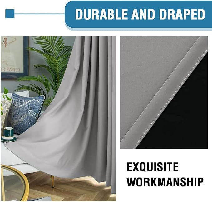 H.VERSAILTEX 100% Blackout Curtains - Image 6