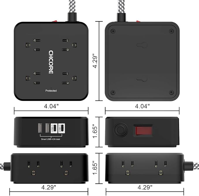 Surge Protector Power Strip - Image 7