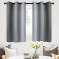 SimpleHome Ombre Grey to Grey White Curtains by SimpleHome