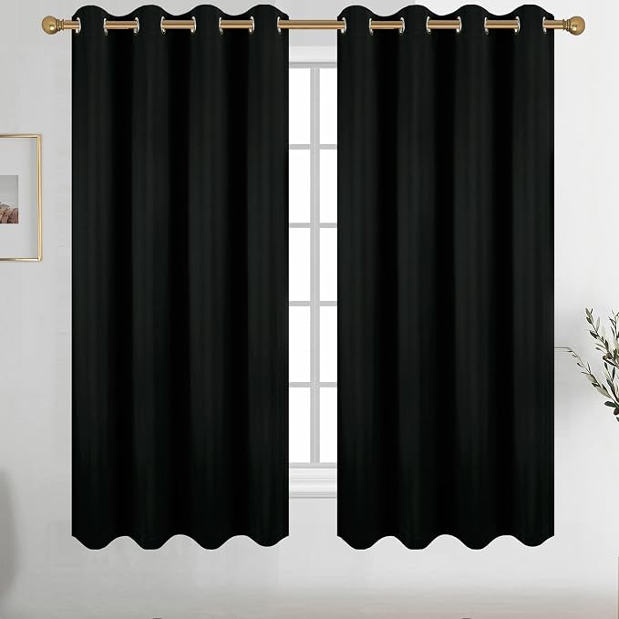 Diraysid Black Grommet Blackout Curtains by Diraysid%2C+refresh+your+life