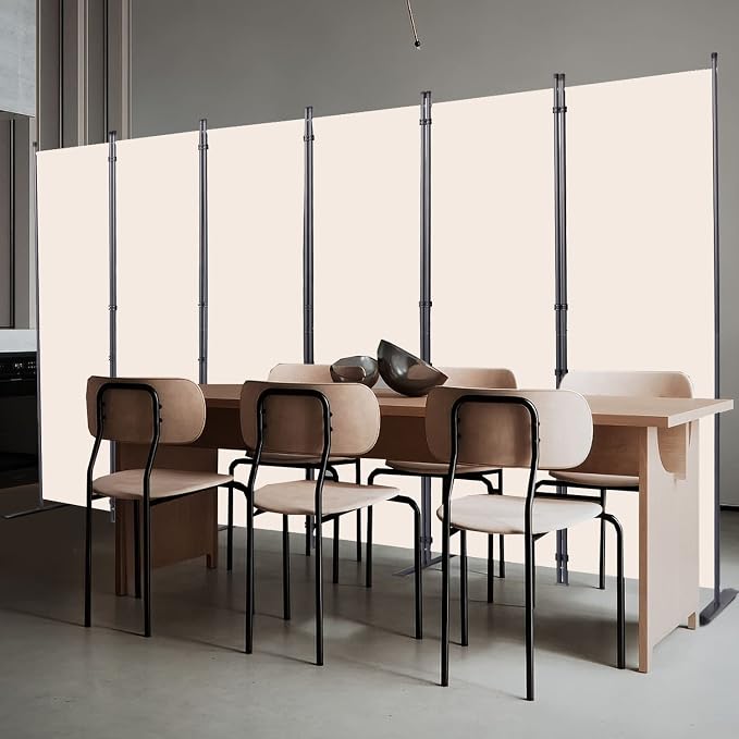 Room Divider, 6 Panel Folding Privacy Screens - Image 7