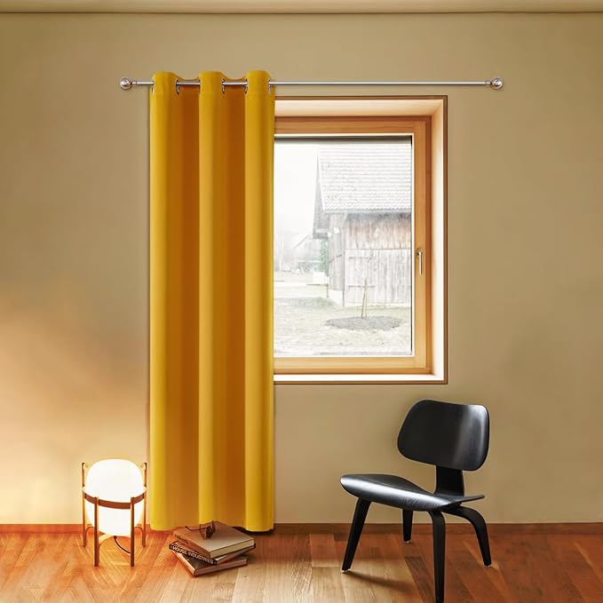 ChrisDowa Blackout Curtains Door Curtain 84 Inch Curtains Closet Drapes | 42W x by ChrisDowa