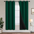 Yakamok Emerald Green Blackout Curtains 72 inches by Yakamok