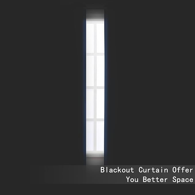 100% Blackout Curtains 84 Inch - Image 3