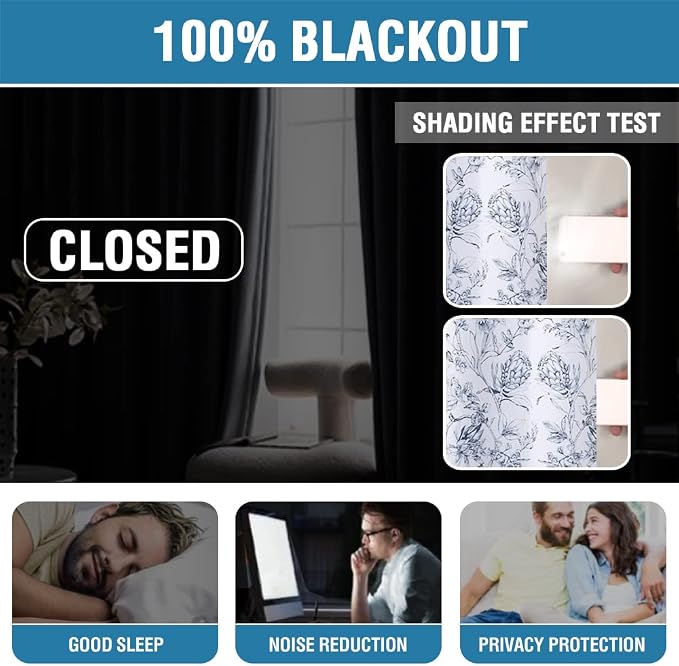 H.VERSAILTEX 100% Blackout Curtains - Image 2
