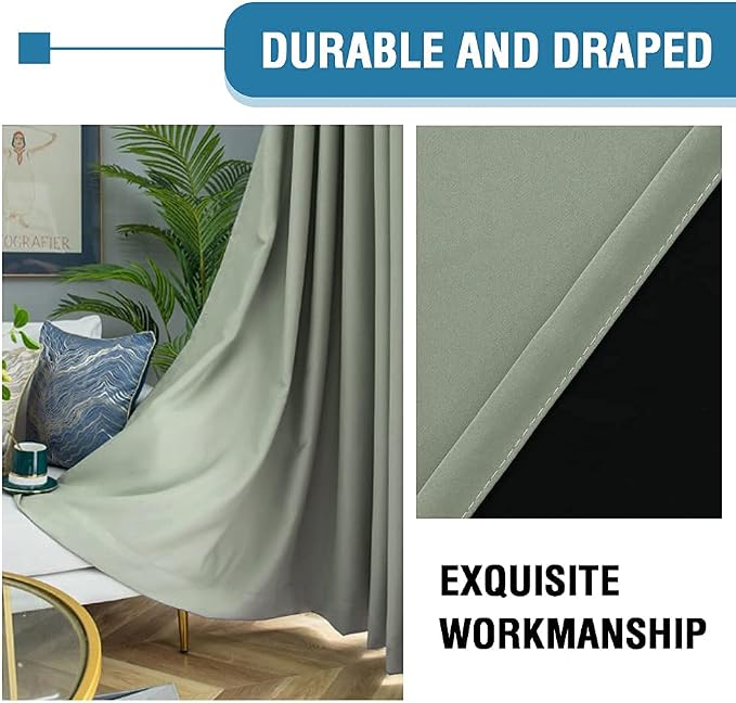 H.VERSAILTEX 100% Blackout Curtains - Image 6