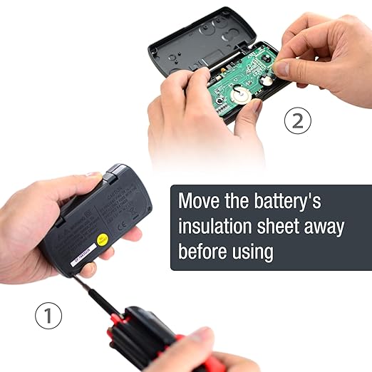 ALLOSUN Digital Multimeter/DMM/Multi Tester Amp/Ohm/Volt Meter/Diode and Continuity Test Pocket Size (EM3081)