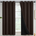 Yakamok Chocolate Blackout Curtains 63 inches Long by Yakamok
